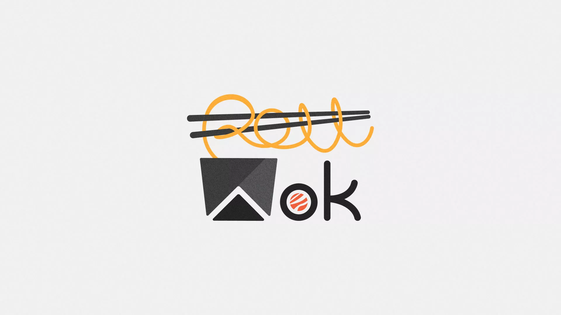 Разработка логотипа в Снежногорске для суши-бара «Roll Wok Club» Разработка логотипа в Снежногорске для суши-бара «Roll Wok Club»